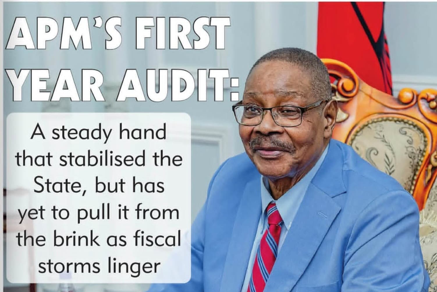 A year of stability, little transformation: the audit that puts Mutharika at 62.2%