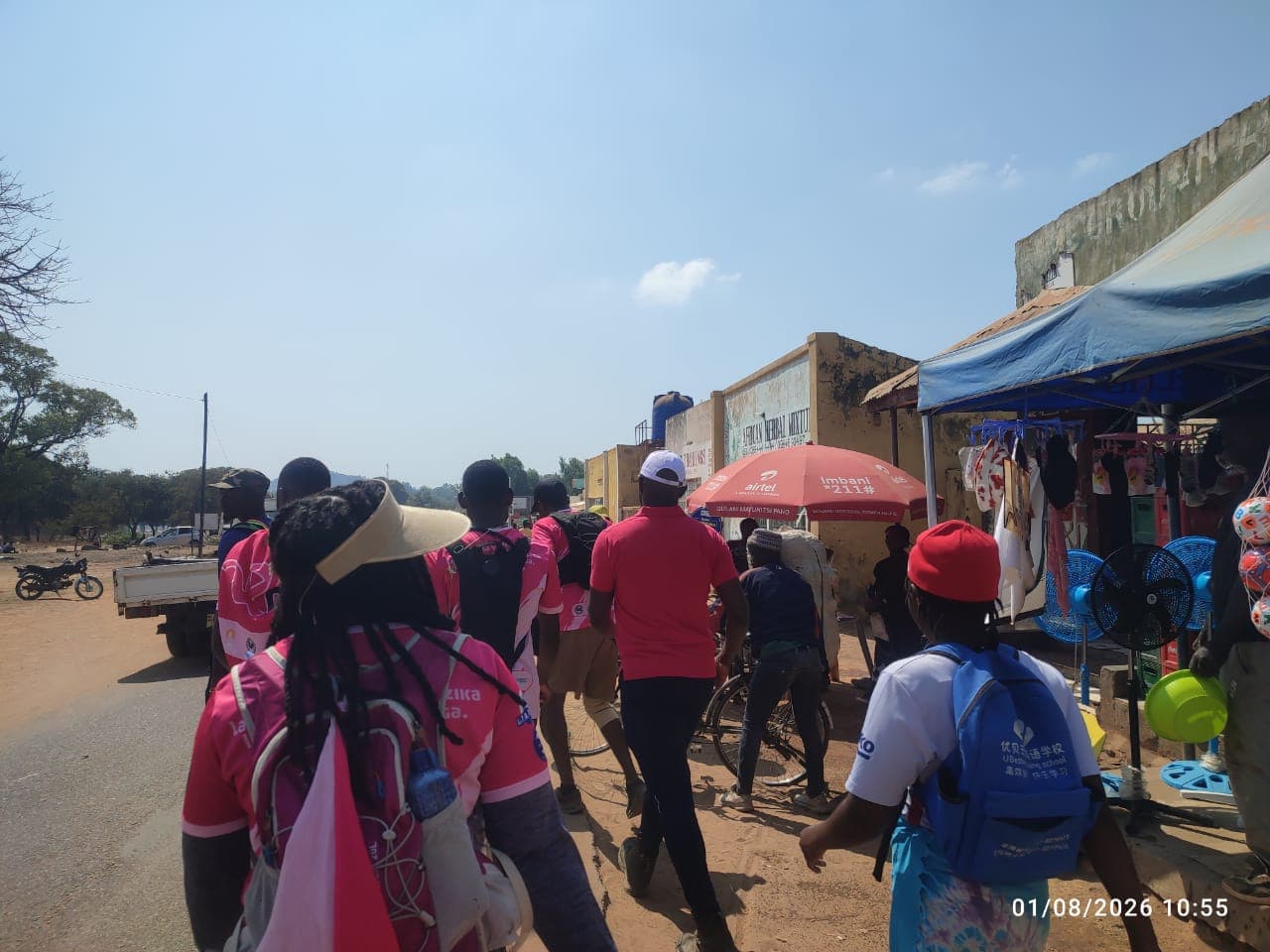 Six walkers complete 120km trek to break cervical cancer silence in rural Malawi